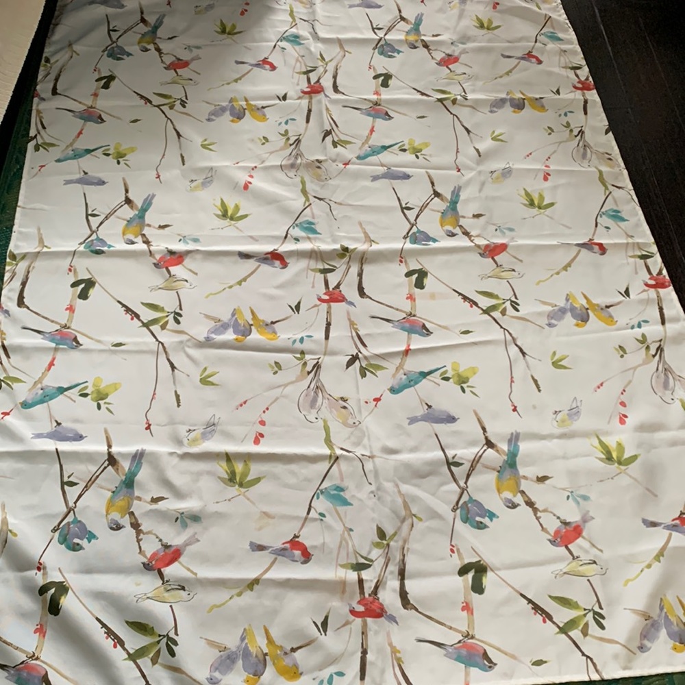 Simons Multicolor Bird Pattern Fabric
